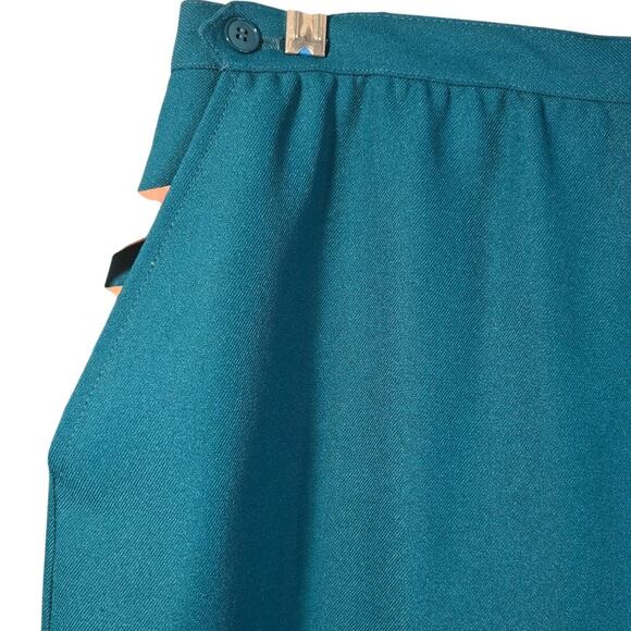 Haberdashery Teal Midi Skirt, Size 20W – Elegant & Versatile Staple [0290] - Picture 4 of 9